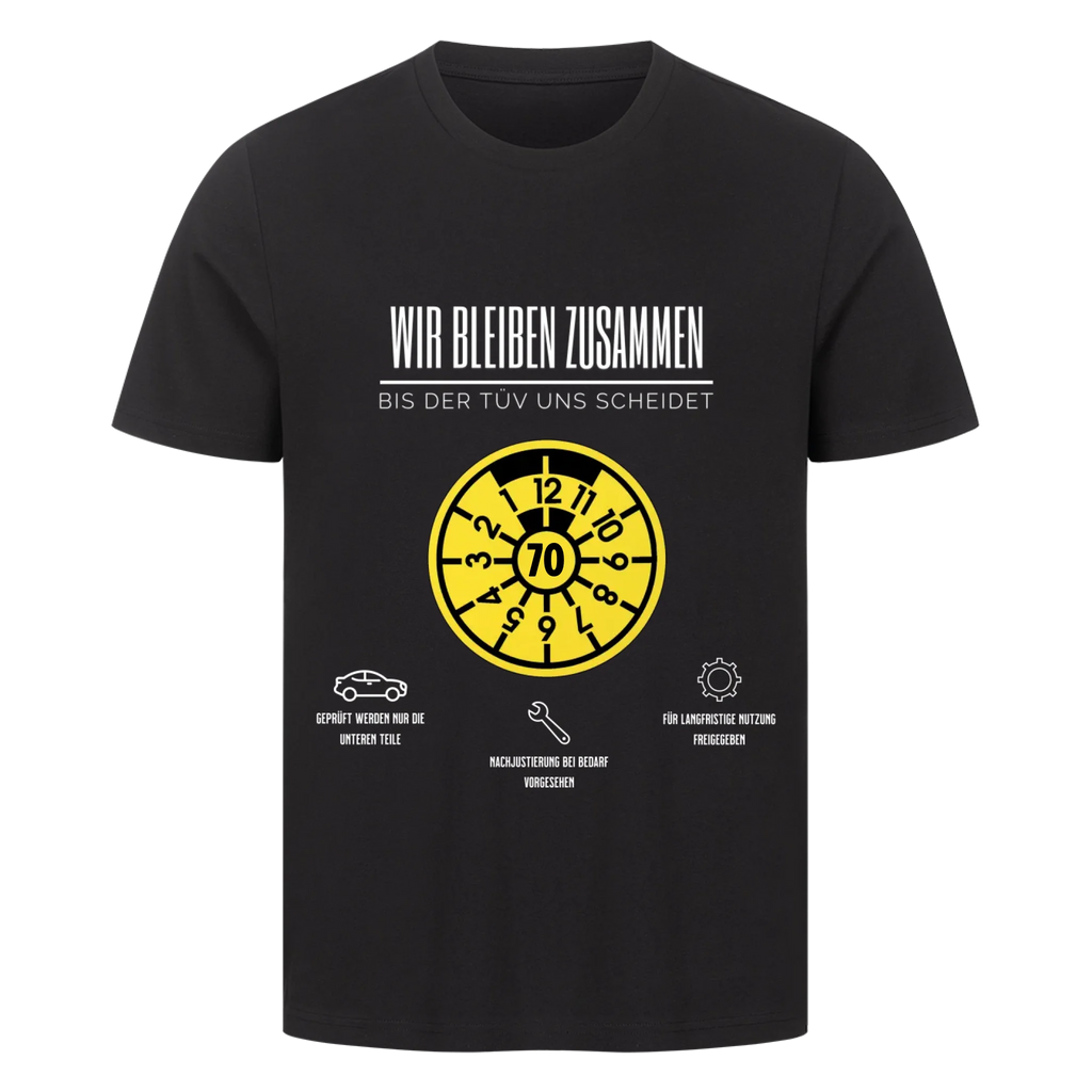 Bis der TÜV uns scheidet - Personalisierbarer Premium T-Shirt