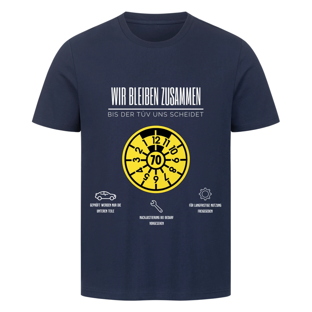 Bis der TÜV uns scheidet - Personalisierbarer Premium T-Shirt