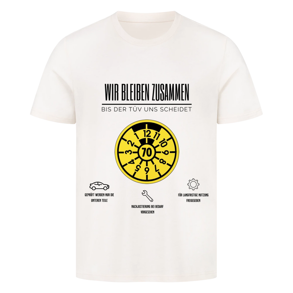 Bis der TÜV uns scheidet - Personalisierbarer Premium T-Shirt