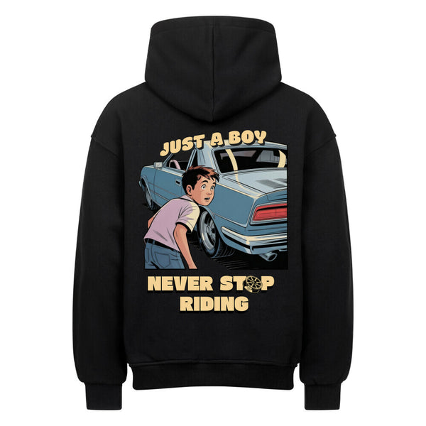 NEVER STOP DRIVING – Oversized Hoodie