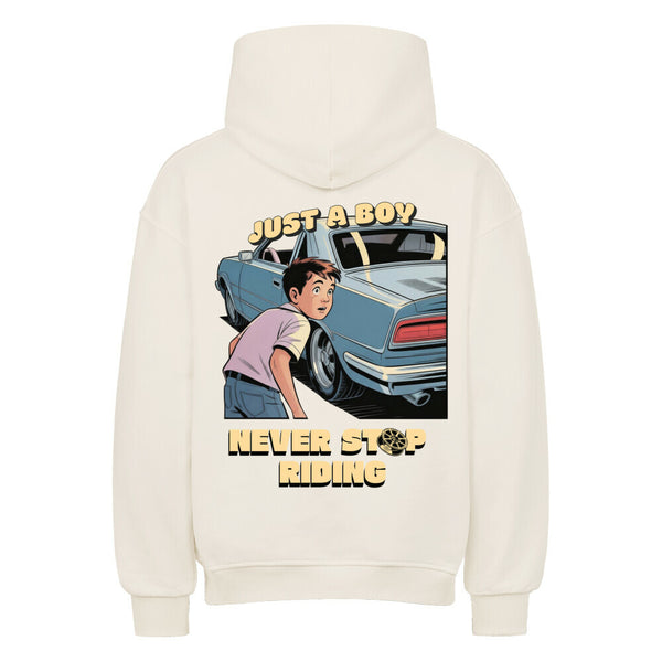 NEVER STOP DRIVING – Oversized Hoodie