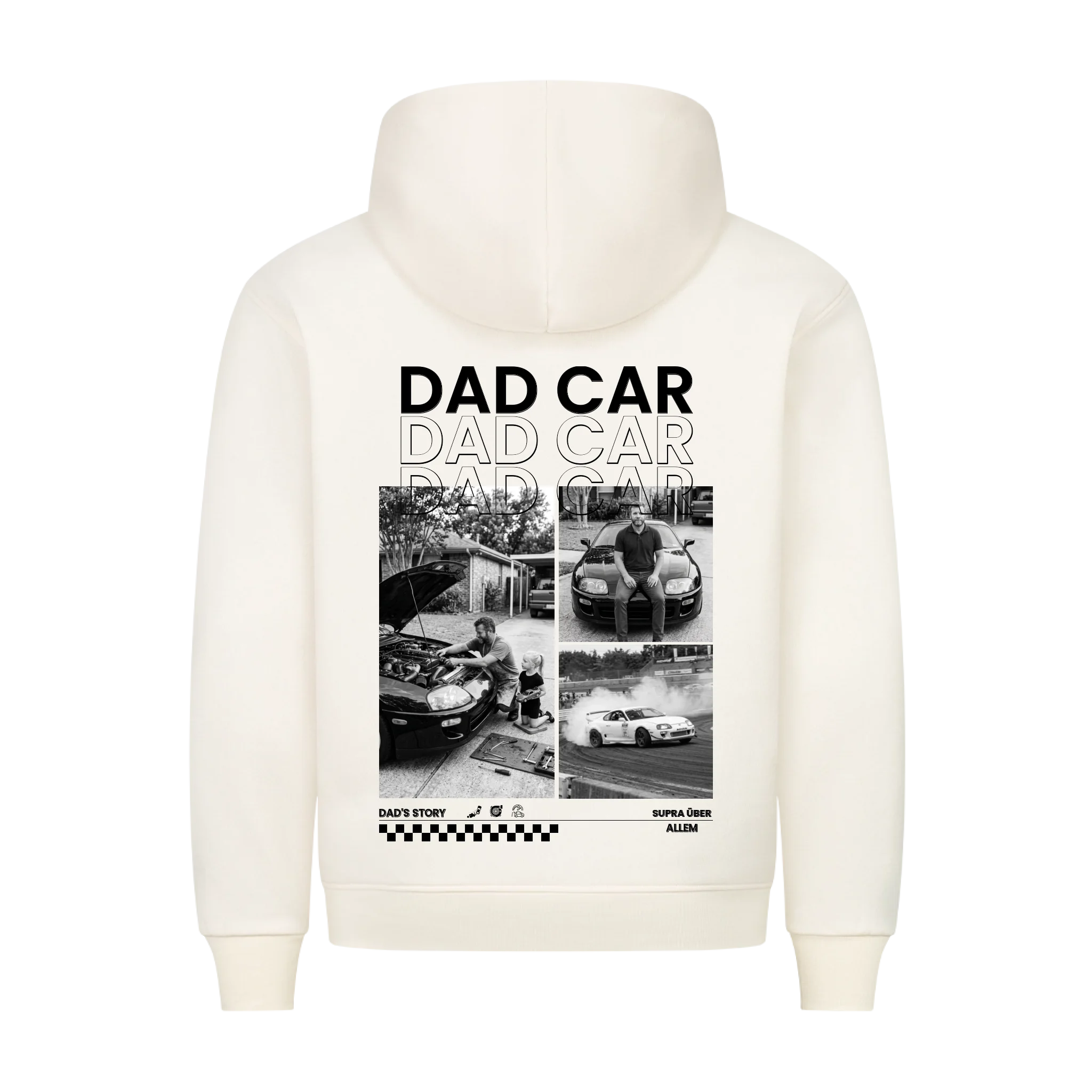 DAD CAR – Personalisiertes Hoodie