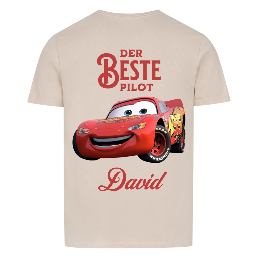 DER BESTE PILOT - Personalisiertes T-Shirt