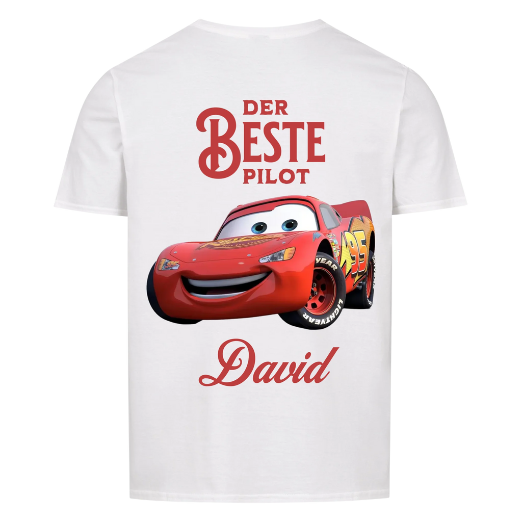 DER BESTE PILOT - Personalisiertes T-Shirt