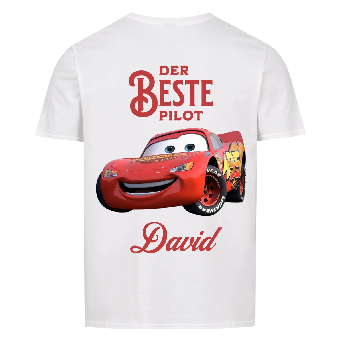 DER BESTE PILOT - Personalisiertes T-Shirt