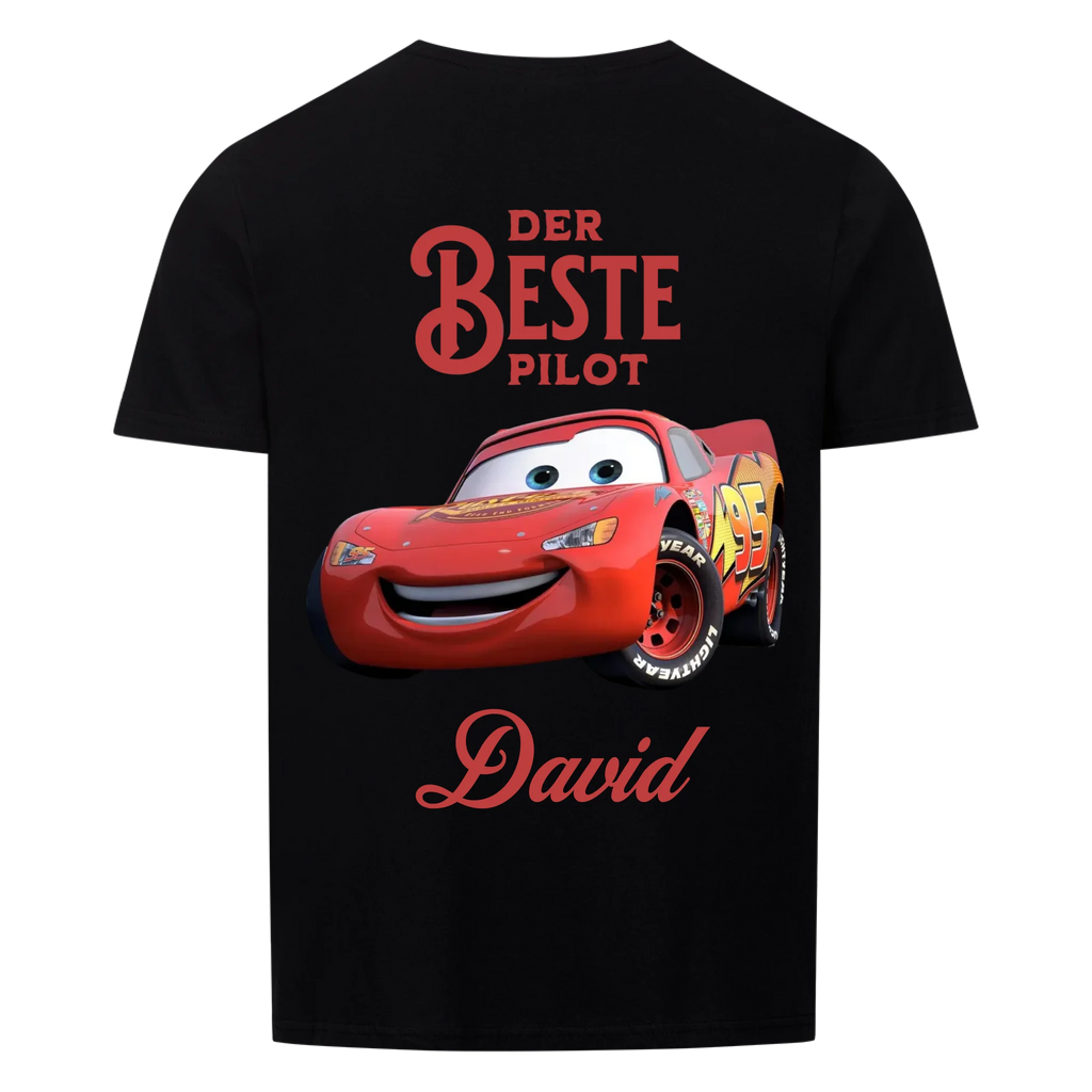 DER BESTE PILOT - Personalisiertes T-Shirt