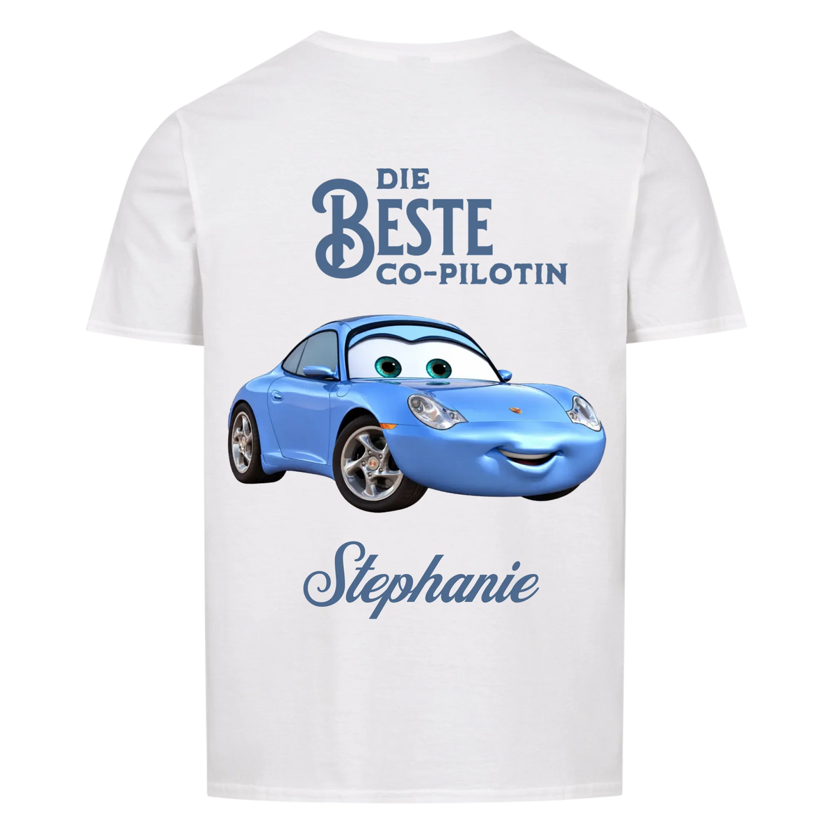 DIE BESTE CO-PILOTIN - Personalisiertes T-Shirt