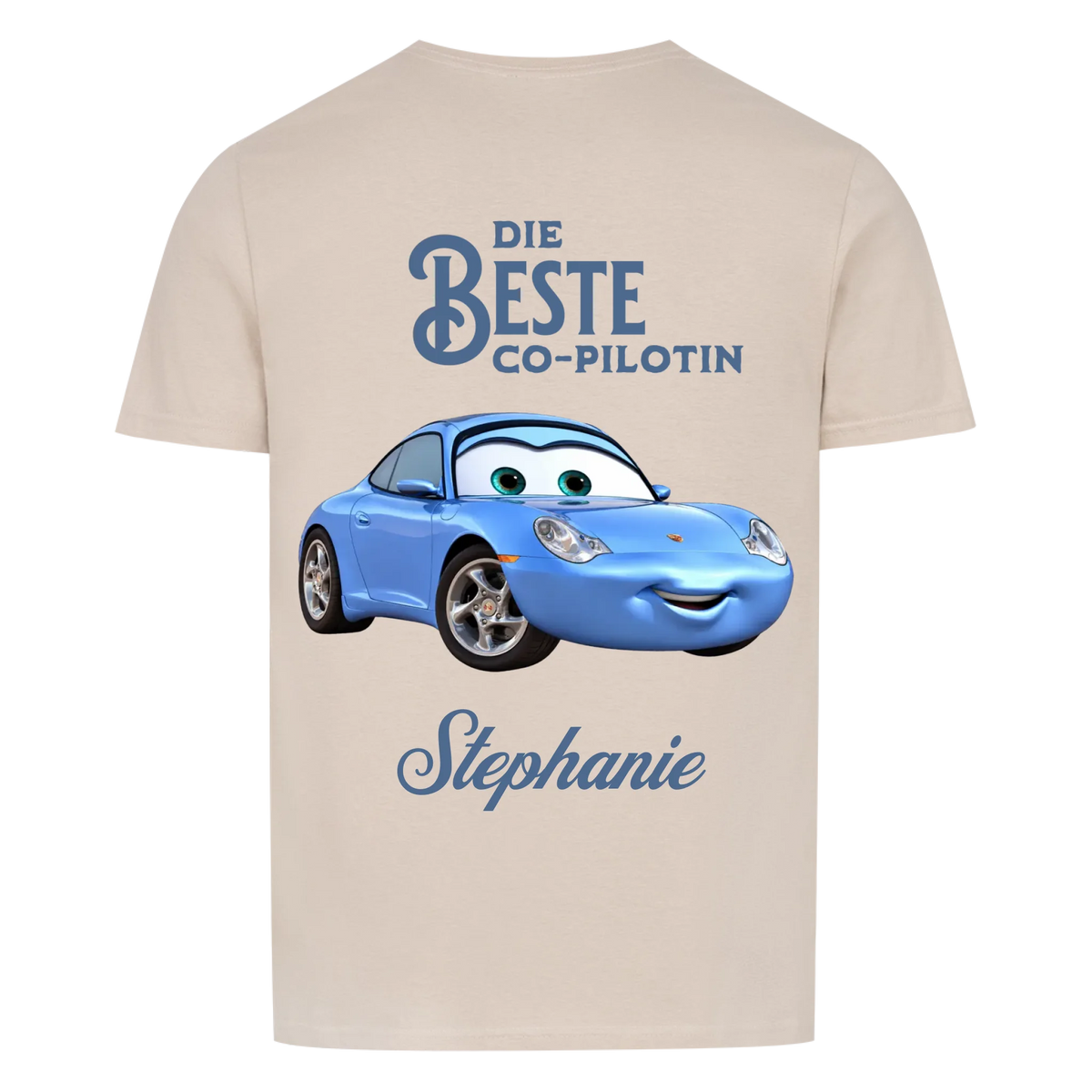 DIE BESTE CO-PILOTIN - Personalisiertes T-Shirt