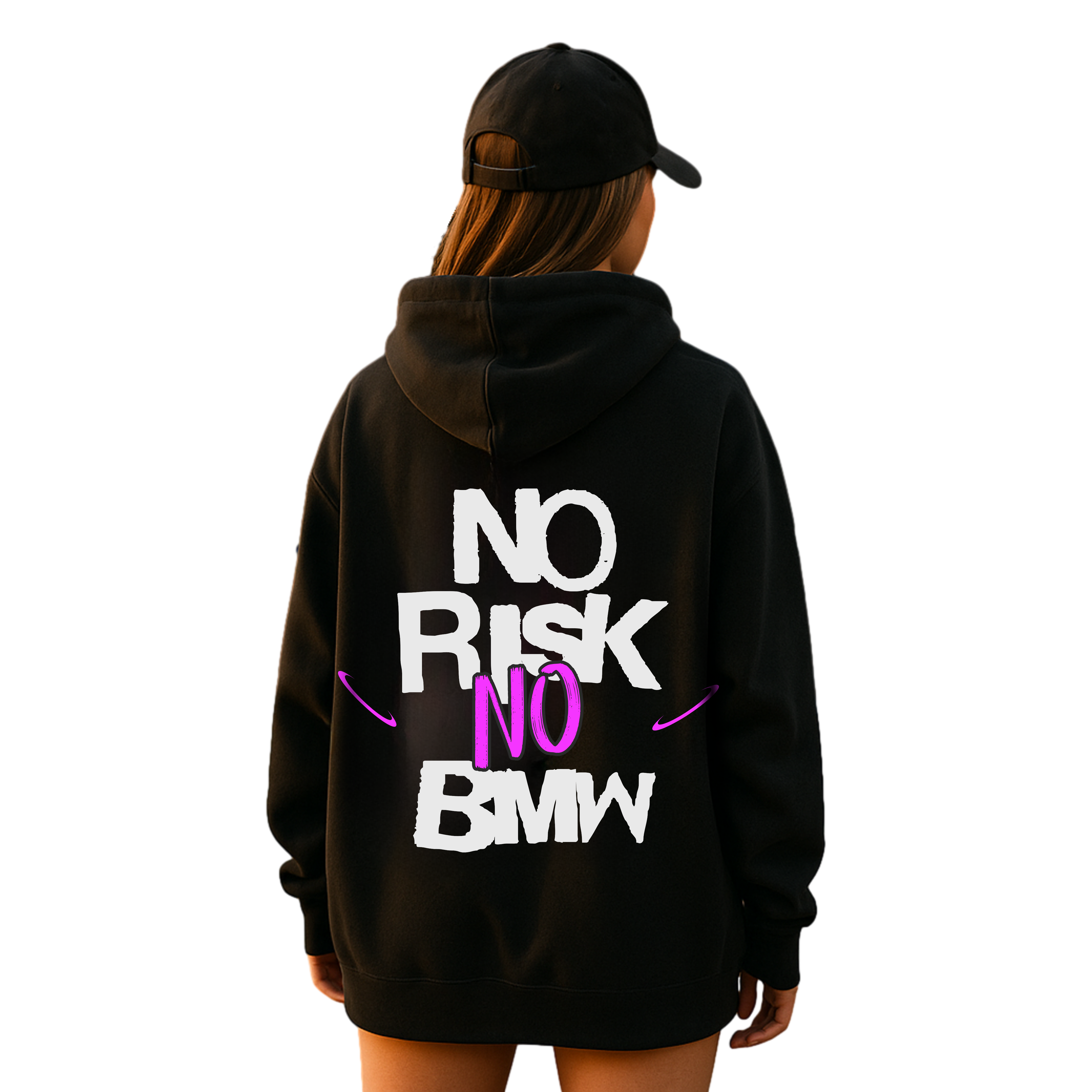 NO RISK NO BMW - Oversized Hoodie